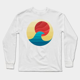 The perfect summer wave Long Sleeve T-Shirt